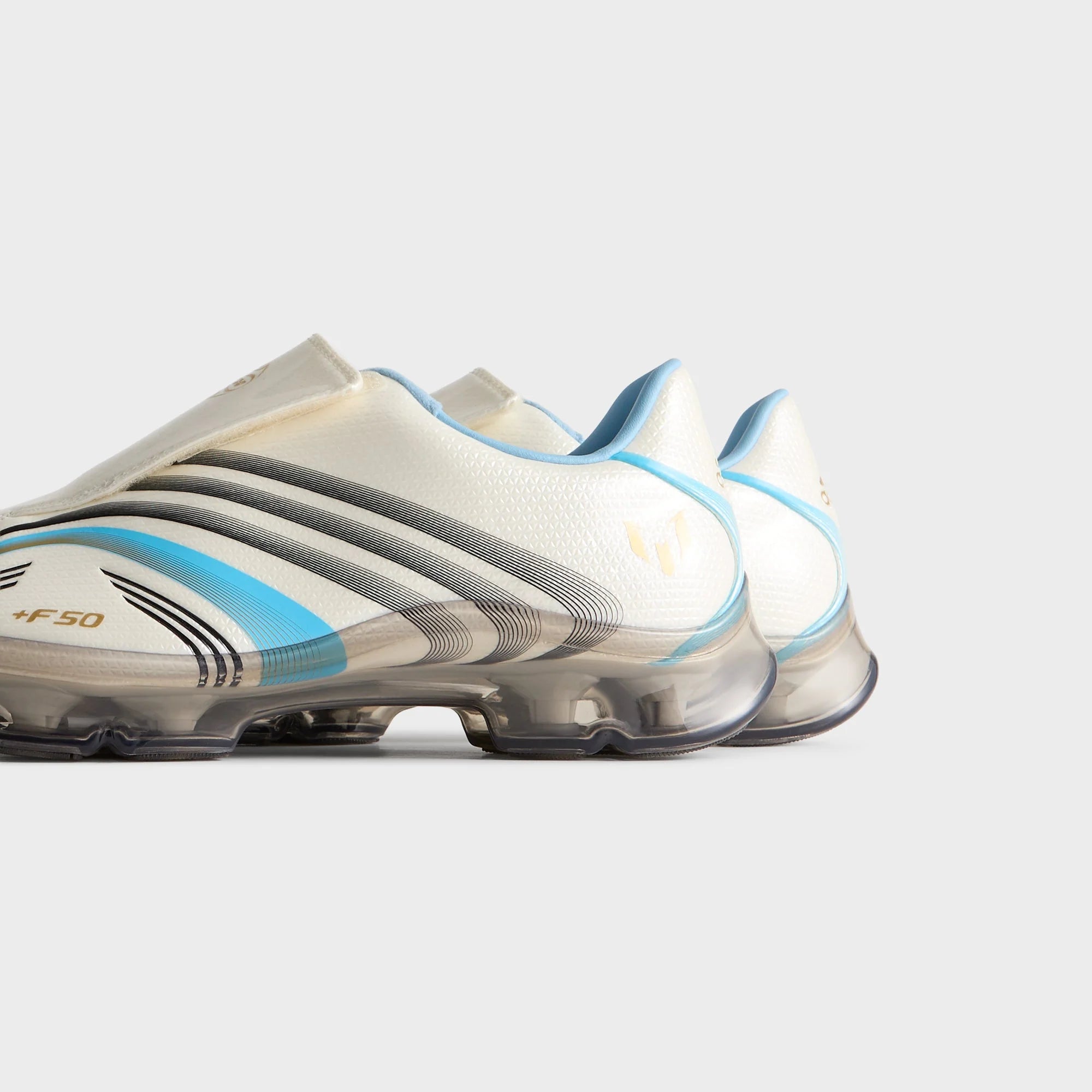 Kith & Messi for adidas Football F50 Inframe - Off White / Clear Blue / Metallic Gold