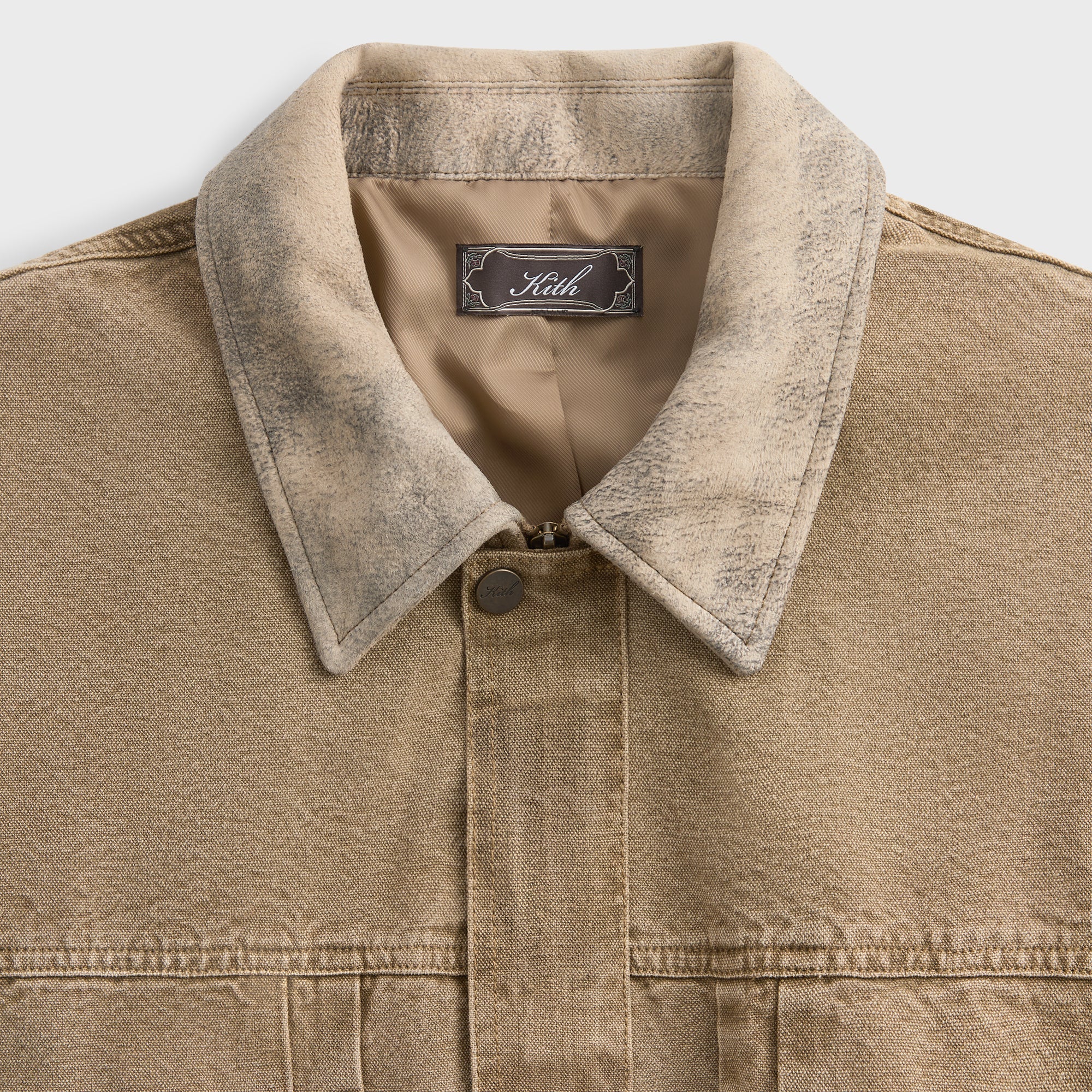 Kith Washed Canvas Ariel Blouson Jacket - Sandalwood