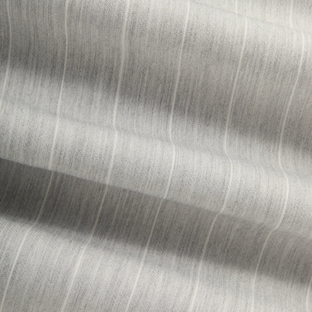 Kith Pinstripe Eli Pleated Trouser - Light Heather Grey