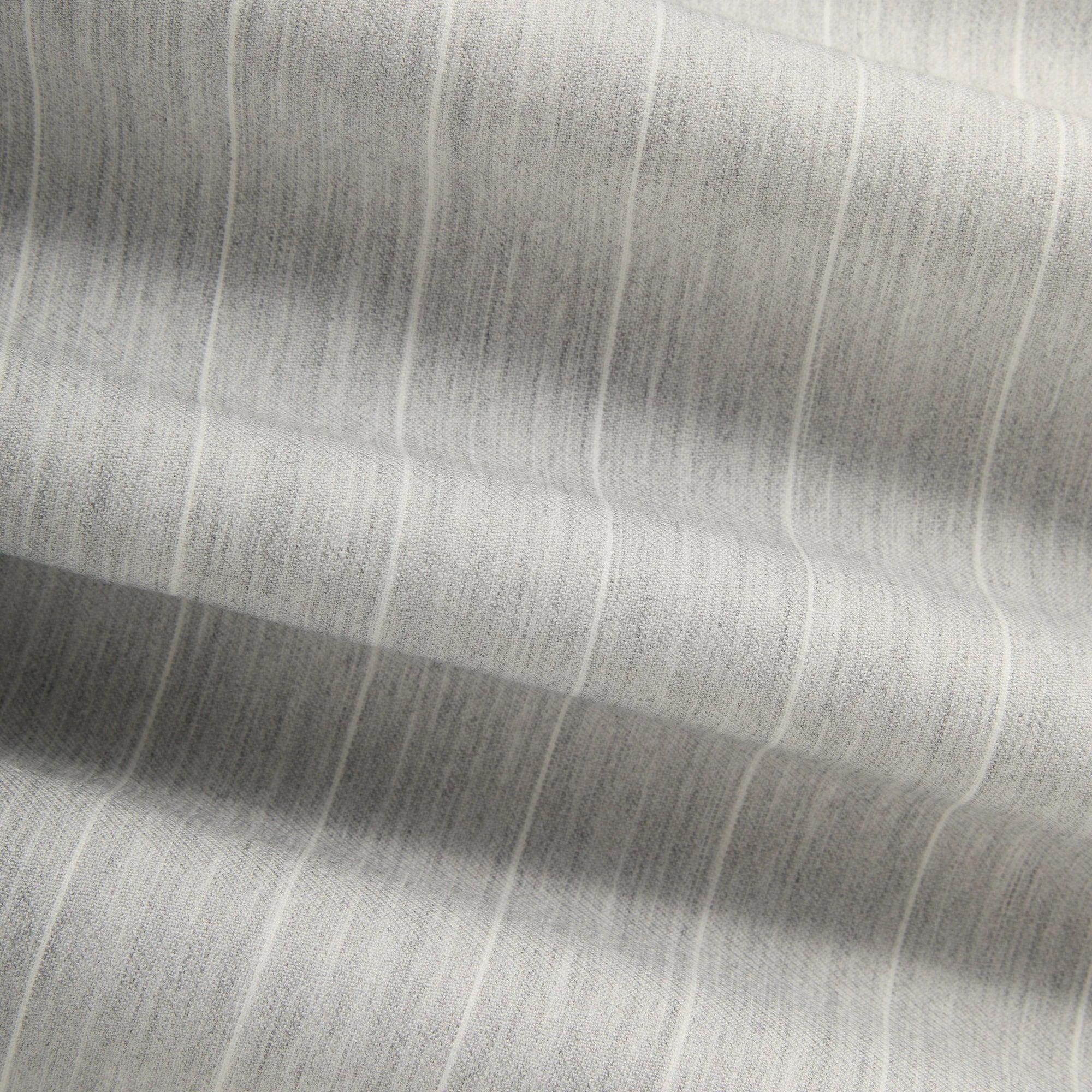 Kith Pinstripe Eli Pleated Trouser - Light Heather Grey
