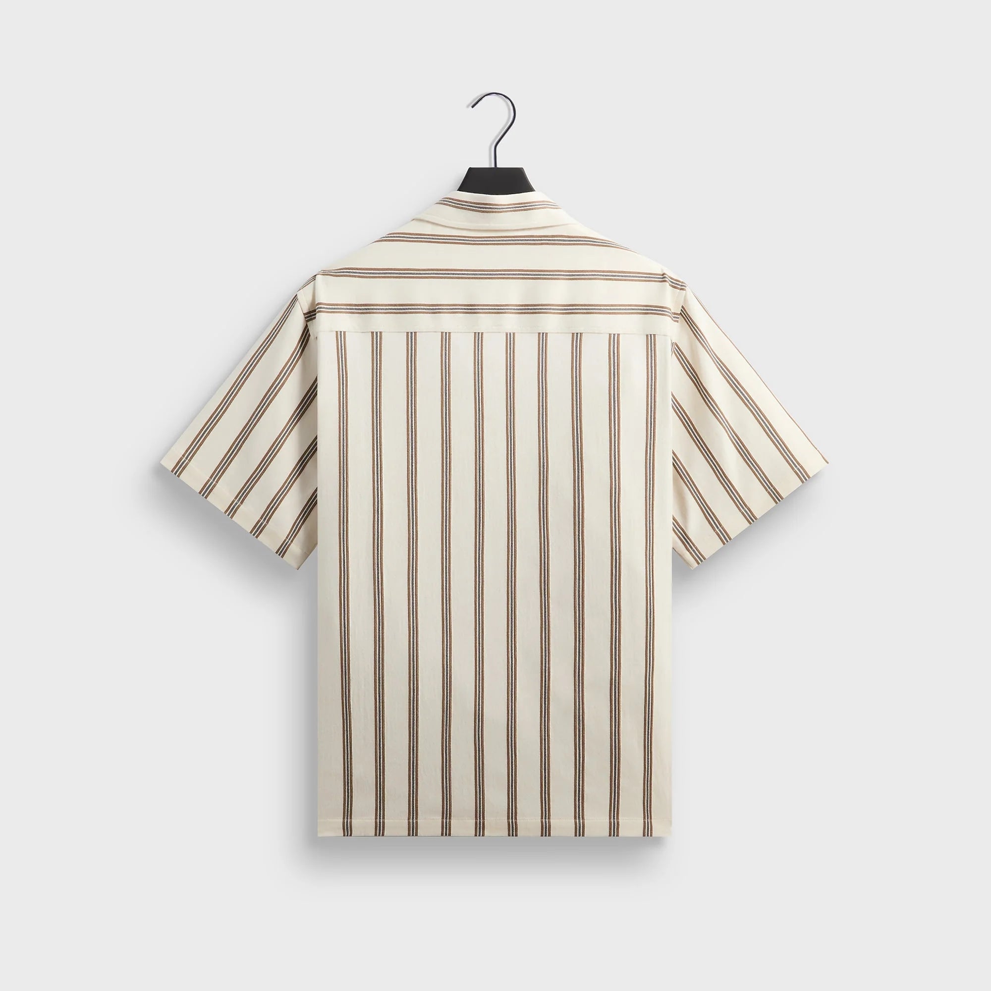 Kith Textured Stripe Thompson Camp Collar Shirt - Sandalwood