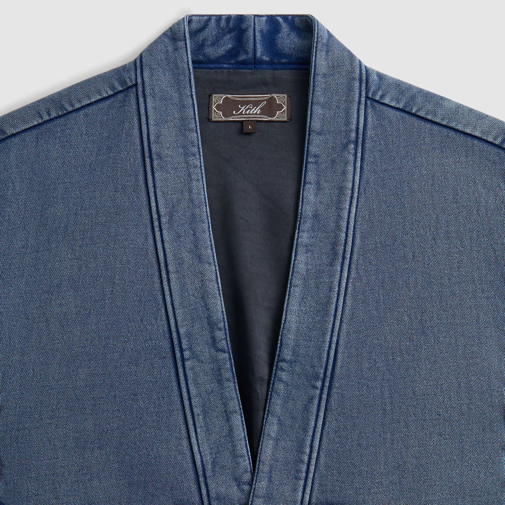 Kith Indigo Fleece Karter Gi Jacket - Vast