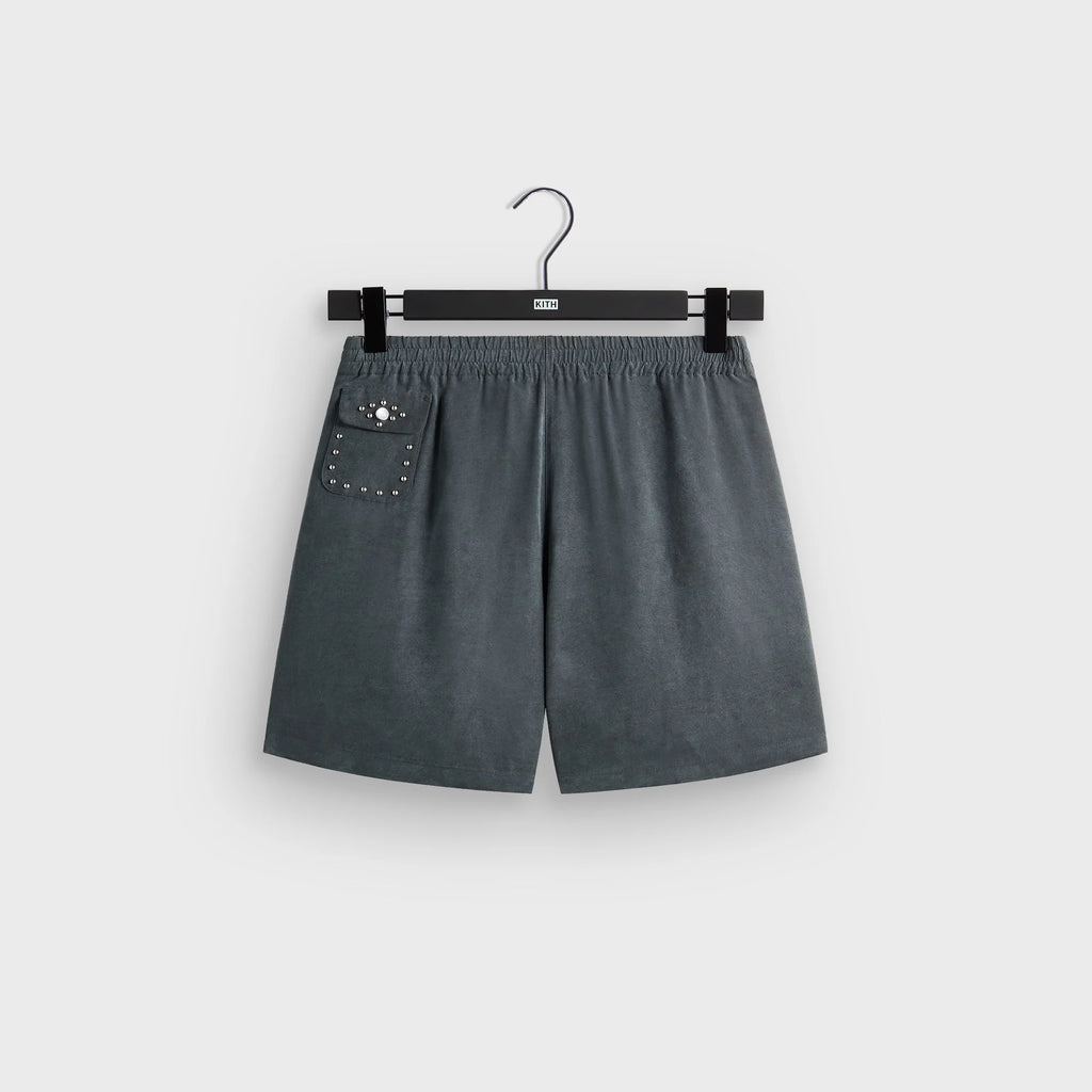 &Kin Cupro Linen Kellen Short - Somber