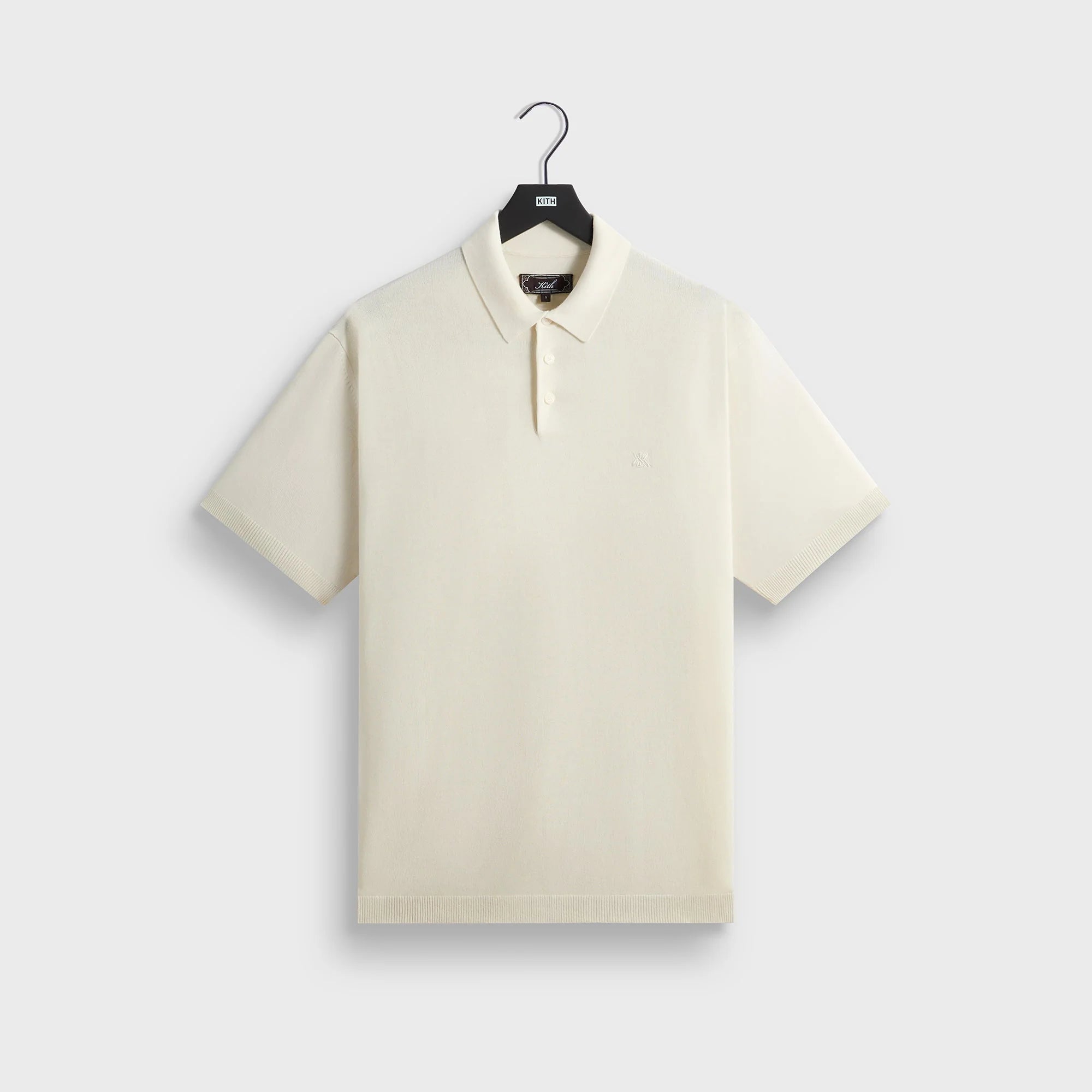 Kith Super Fine Viscose Knit Baldwin Polo - Sandrift