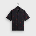 Kith Printed Cherry Cupro Linen Beckham Buttondown - Black