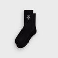 Kith Insignia Cotton Mid Crew Socks - Black