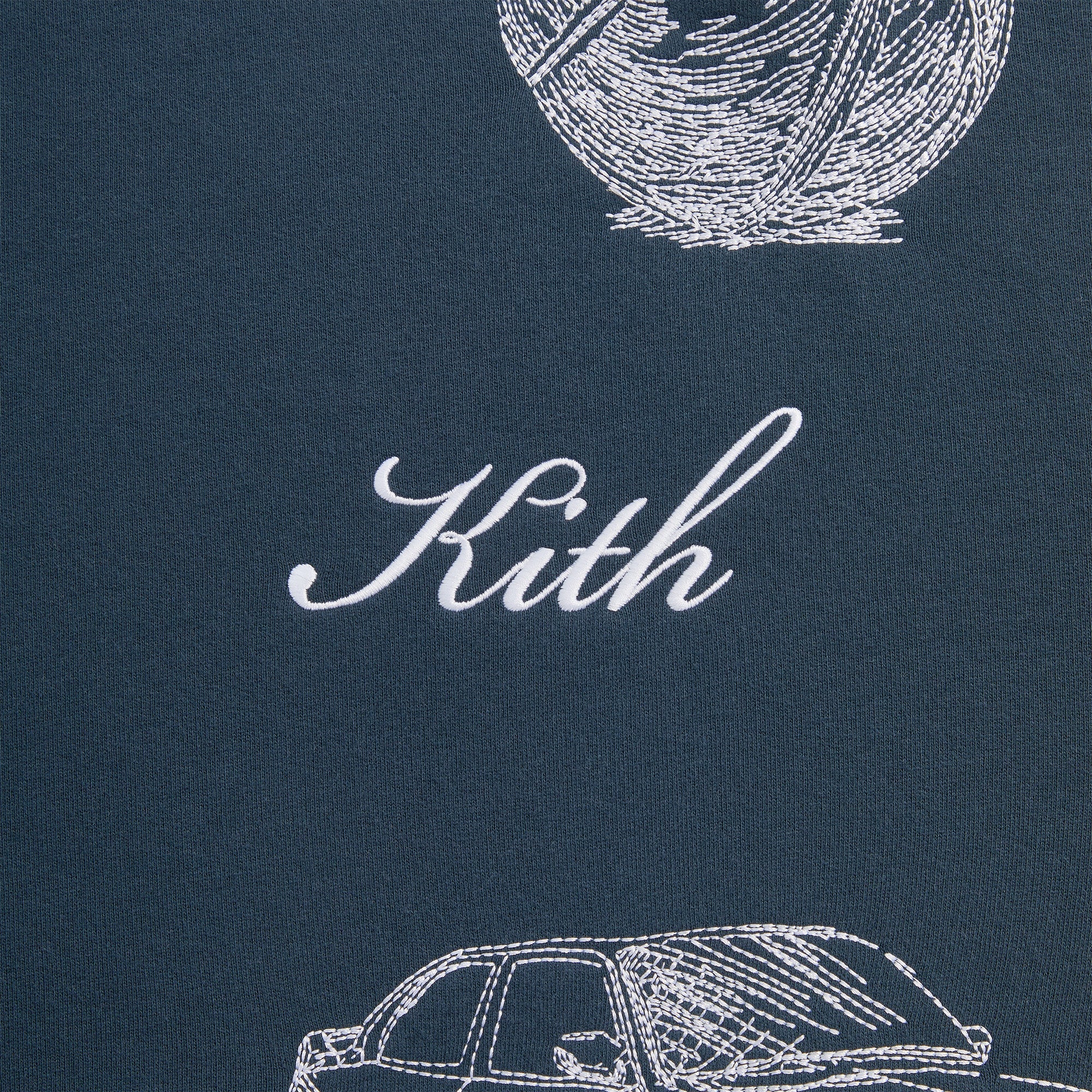 Kith New York To The World Nelson Crewneck - Nocturnal