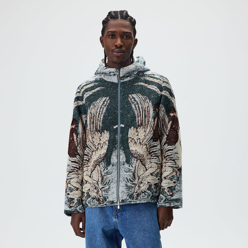 Kith Braden Tapestry Full Zip Hoodie - Waffle