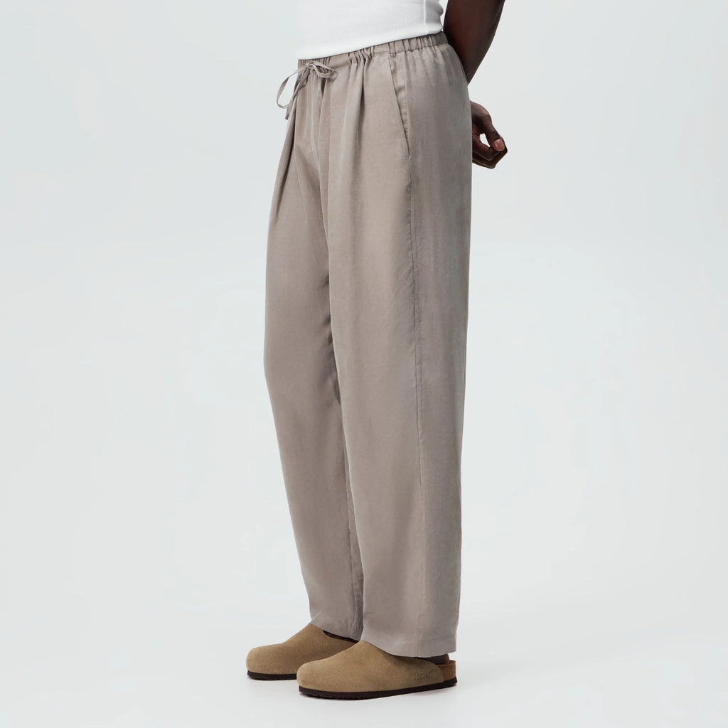 &Kin Cupro Linen Idris Pant - Astro