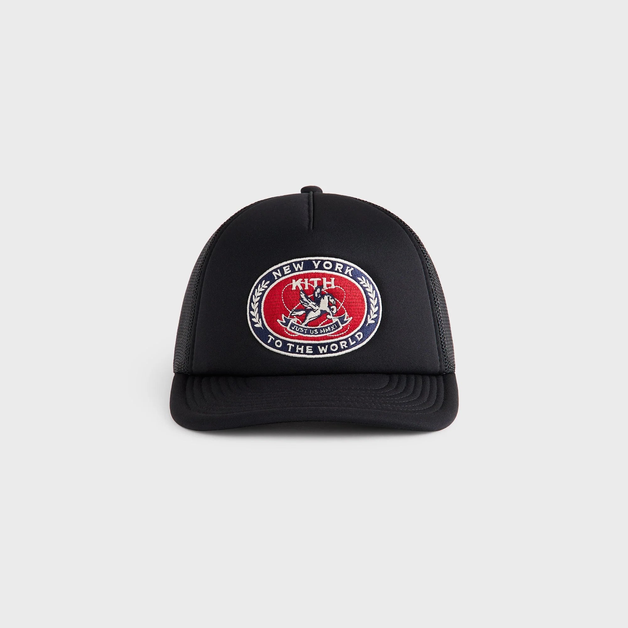 Kith Laurel Pegasus Nolan Trucker Hat - Black