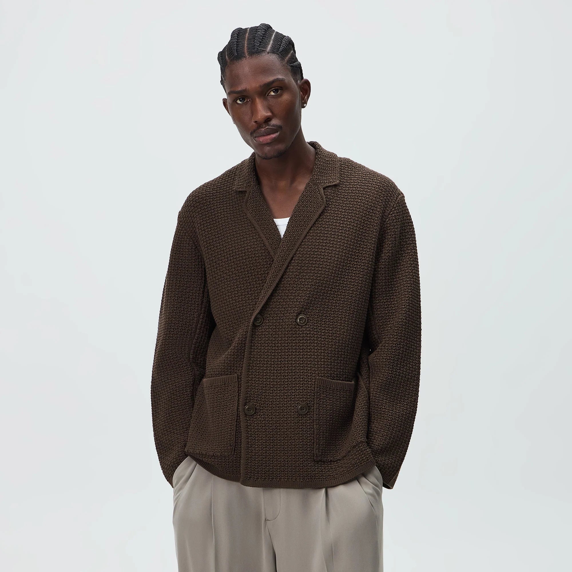 Kith Crochet Knit Raya Blazer - Underground