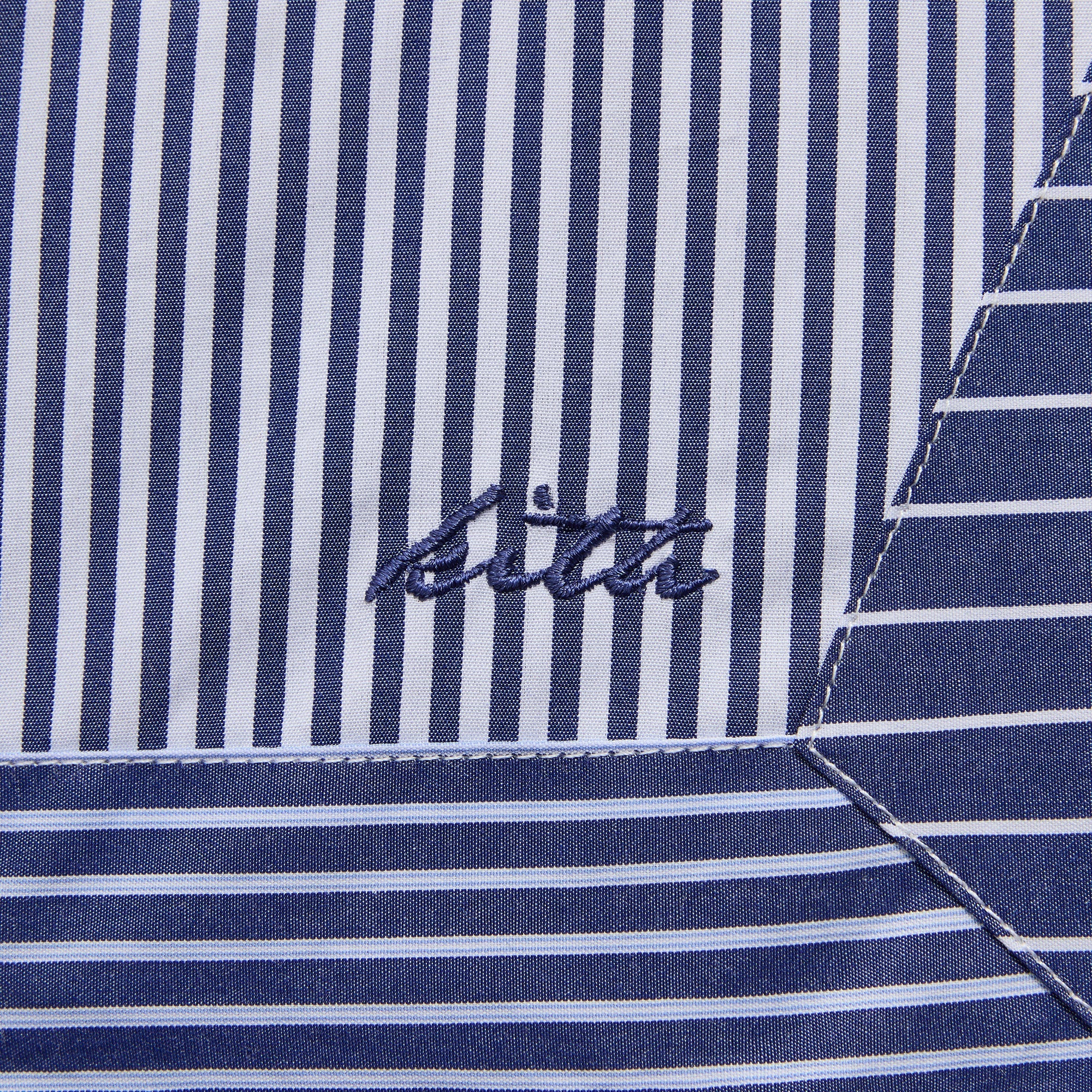 Kith Poplin Stripe Turbo Short - Darkshore