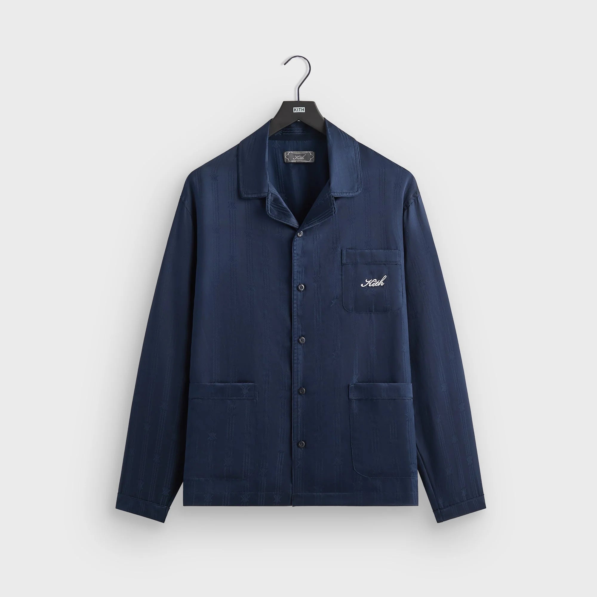 Kith Crest Monogram Pajama Set - Nocturnal