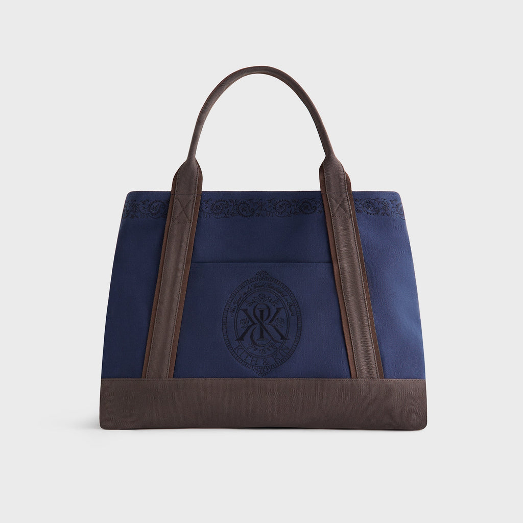 Kith Embroidered Canvas Tote Bag - Nocturnal