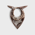 Kith Printed Mandala Silk Scarf - Woodland