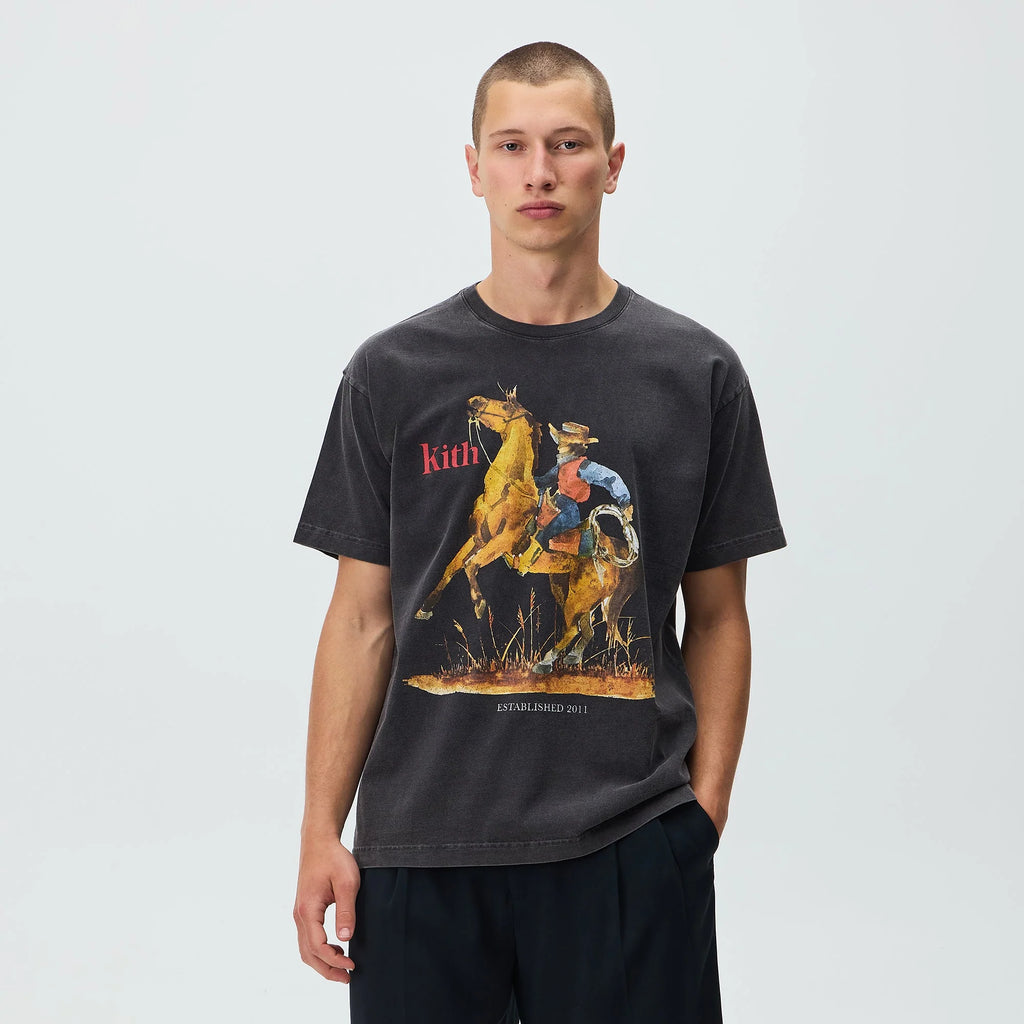 Kith Cowboy Vintage Tee - Black