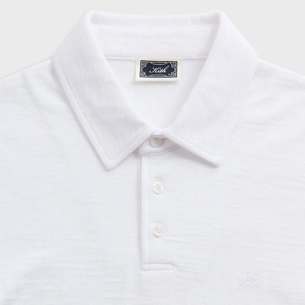 Kith Double Face Jersey Heathrow Polo - White
