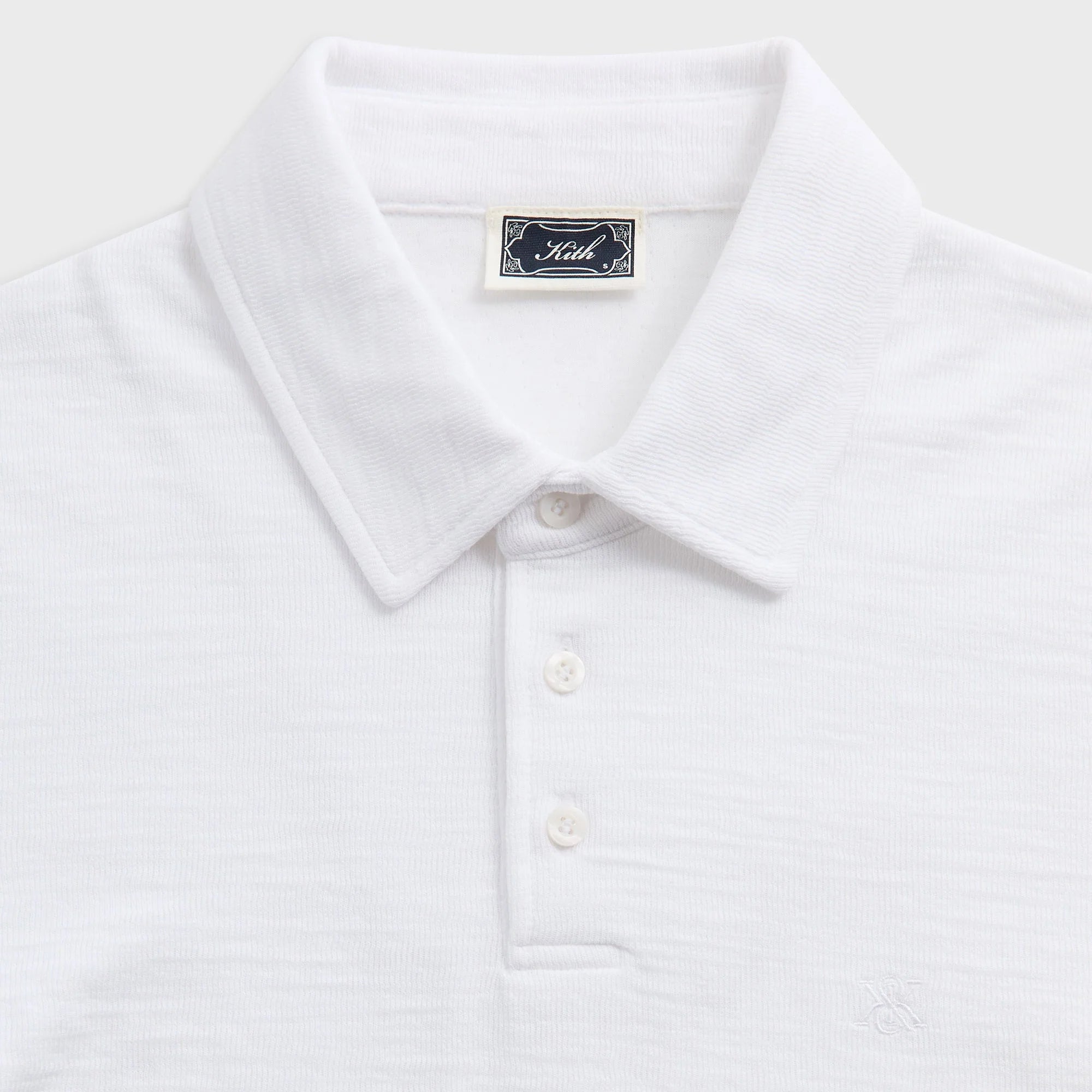 Kith Double Face Jersey Heathrow Polo - White