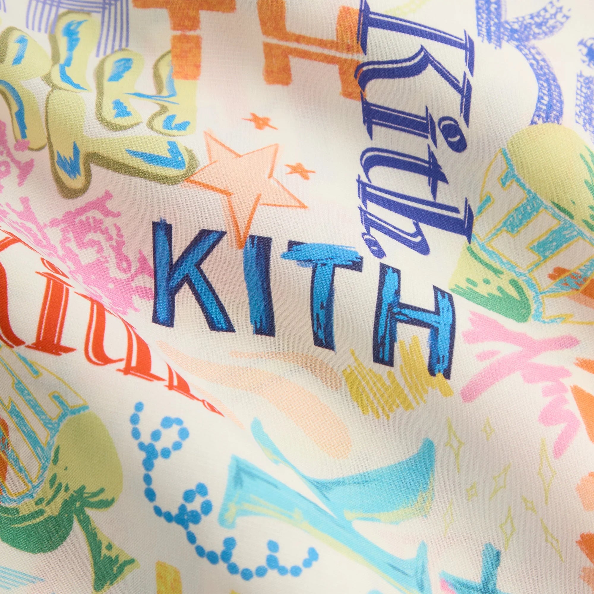 Kith Thompson Camp Shirt - Sandrift