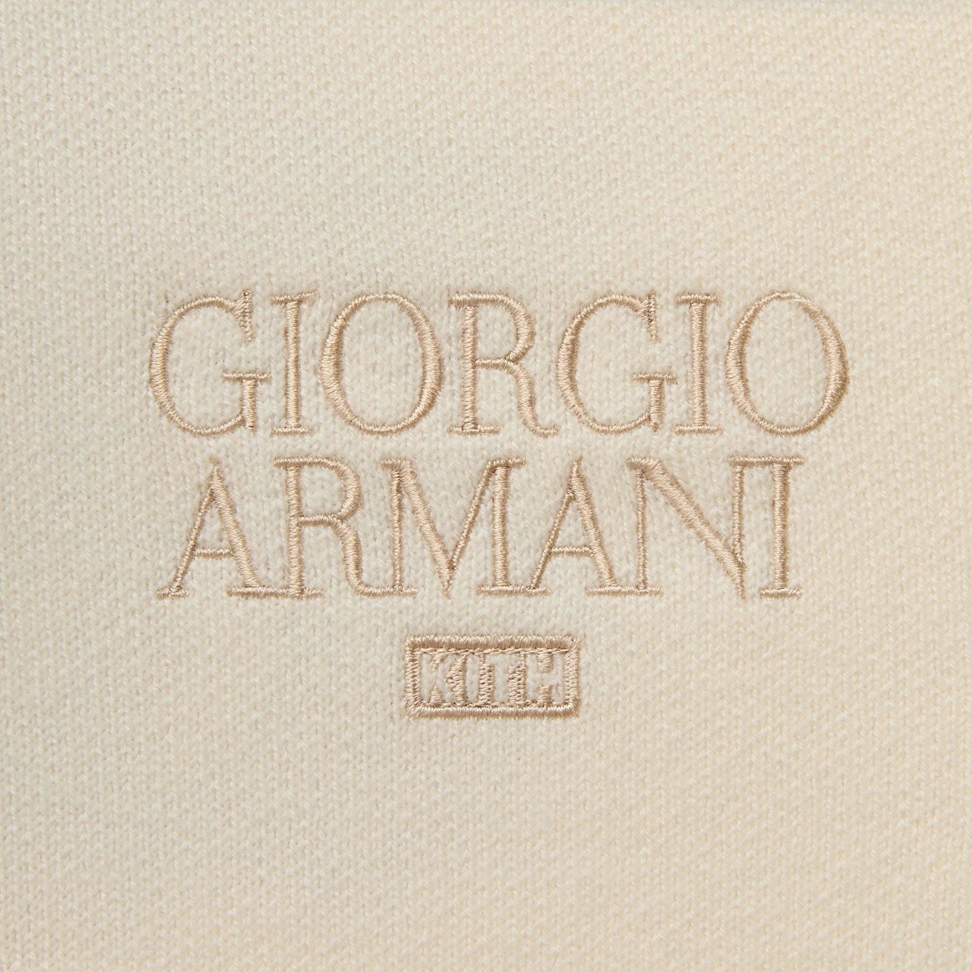 Giorgio Armani & Kith for the New York Knicks Harmon Rugby Polo - Sandrift