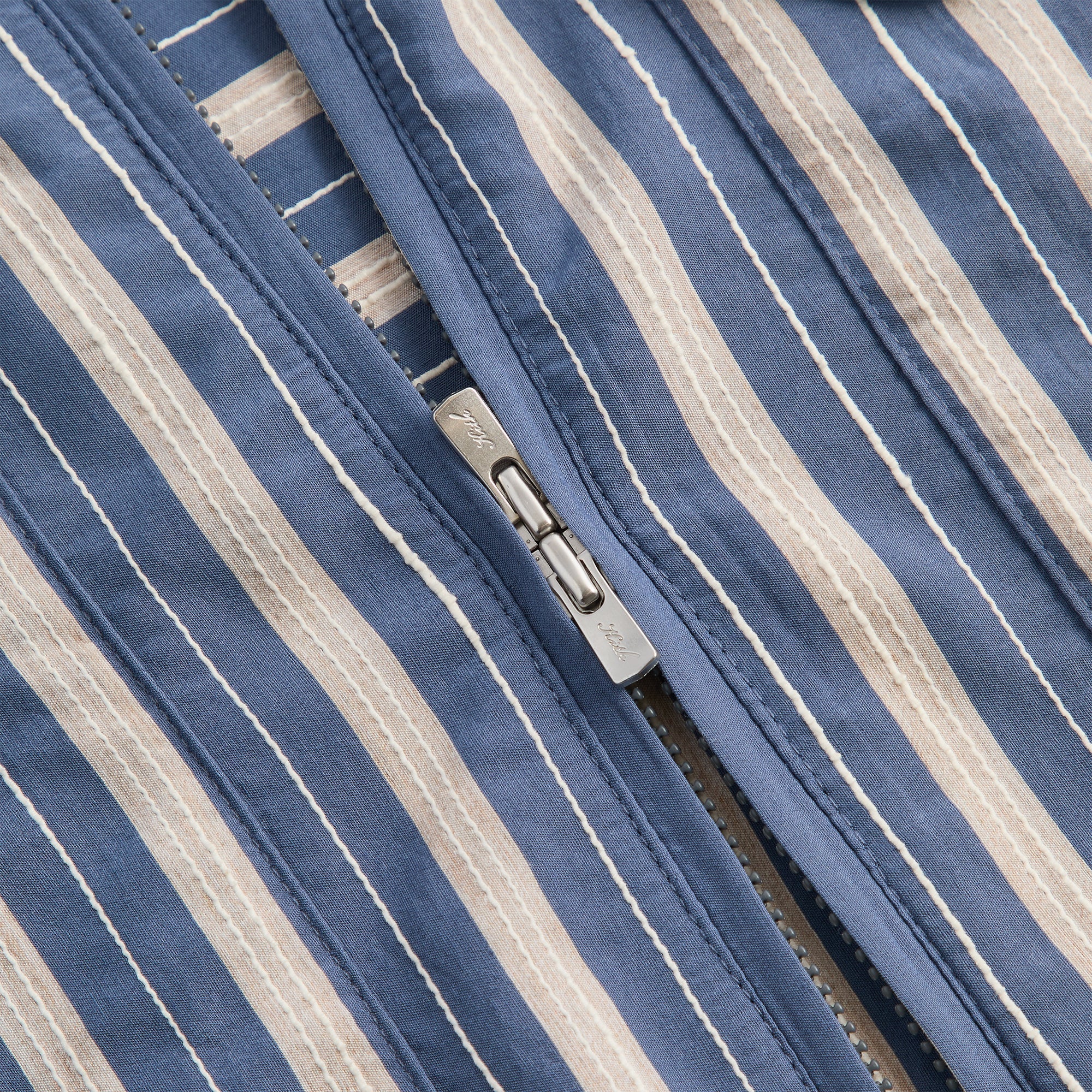 Kith Barre Stripe Full Zip Raj Jacket - Breeze