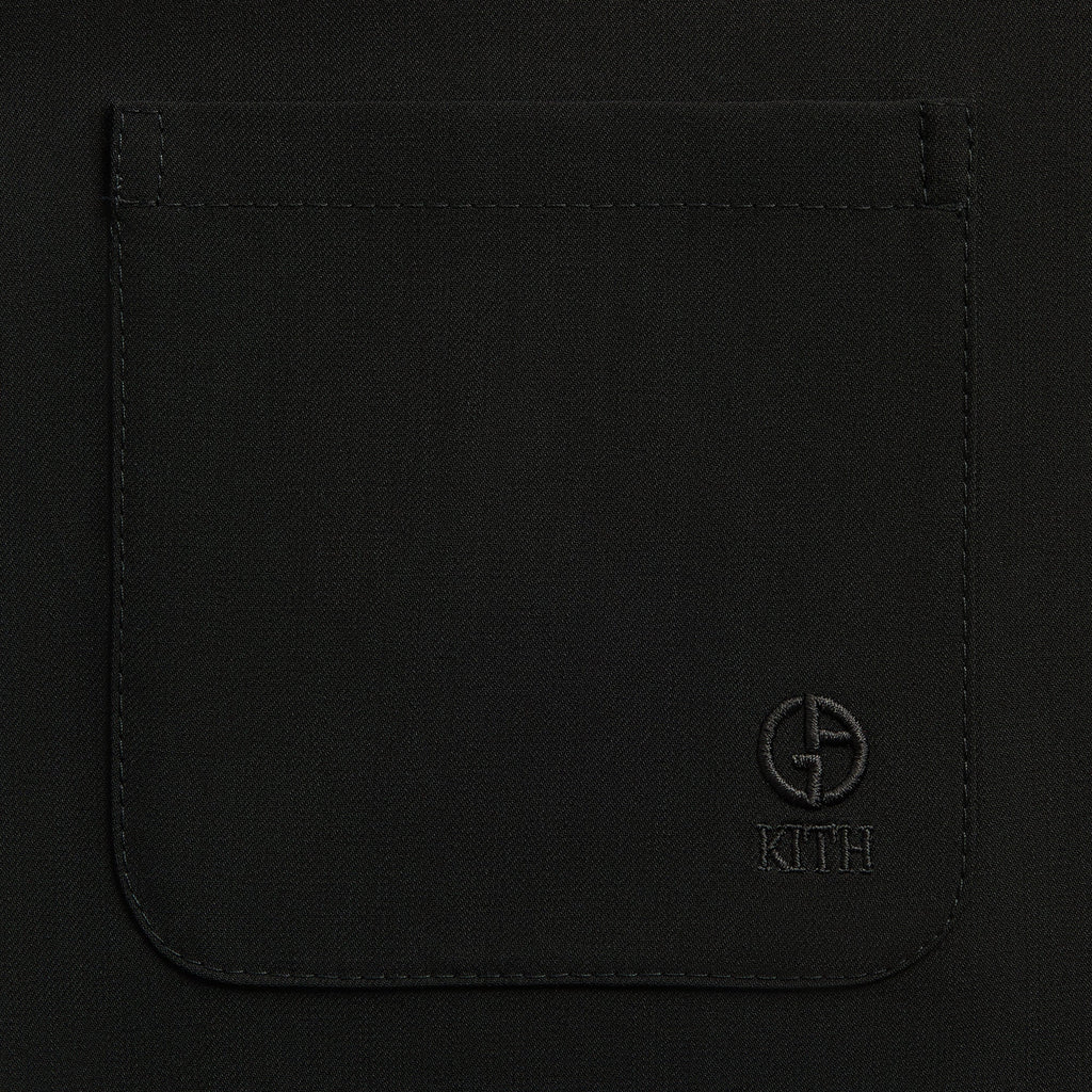 Giorgio Armani & Kith &Kin Milano Crepe Entrepreneur Shirt - Black