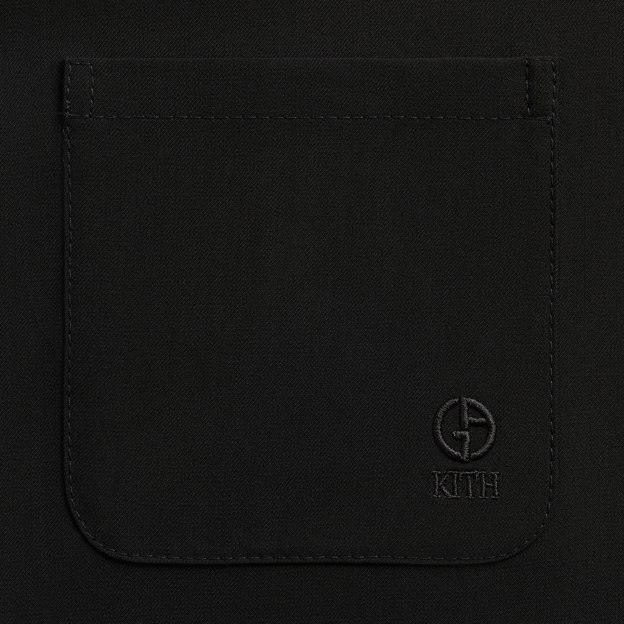 Giorgio Armani & Kith &Kin Milano Crepe Entrepreneur Shirt - Black