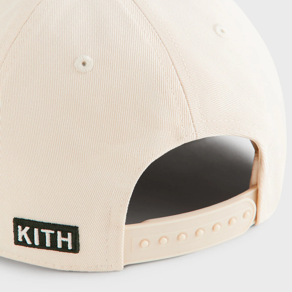 Kith Twill Bay Low Pinch Crown Snapback - Sandrift