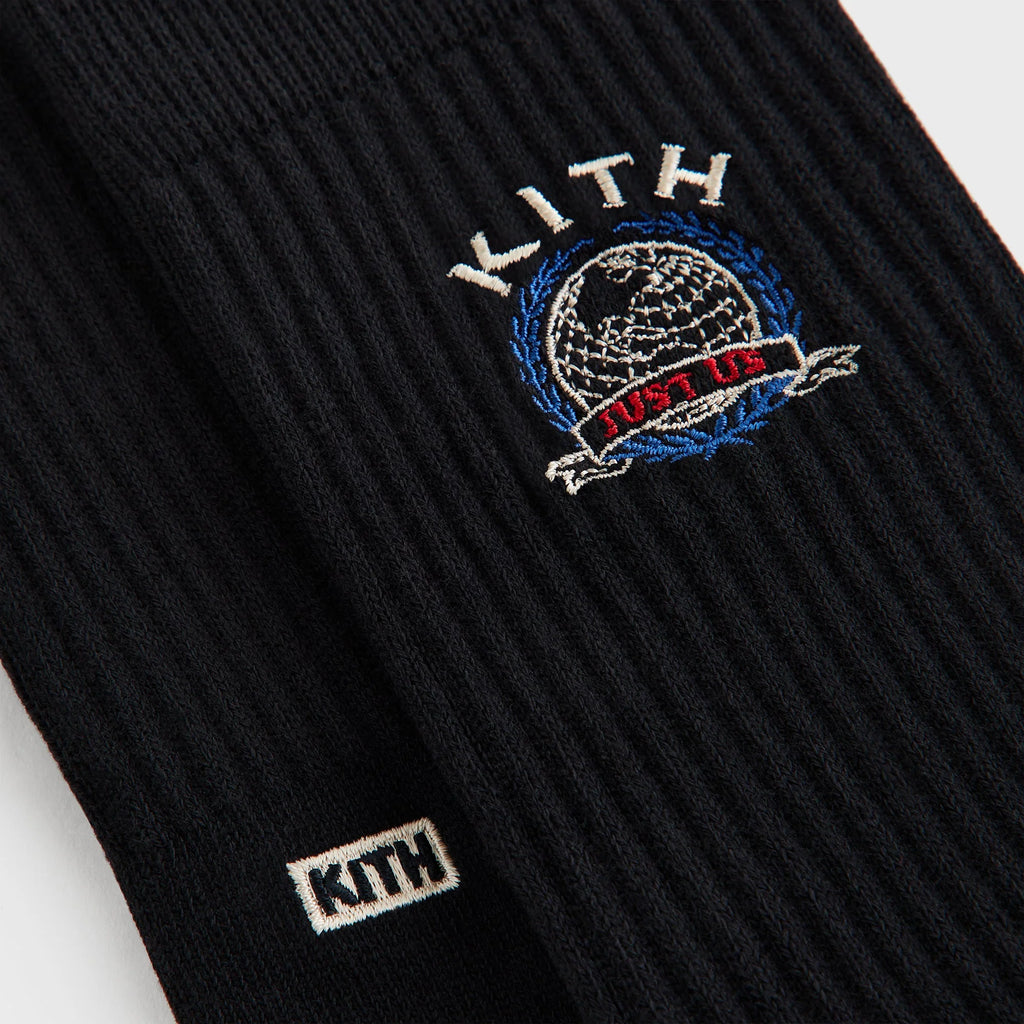 Kith 3-Pack Just Us Cotton Crew Socks - Multi