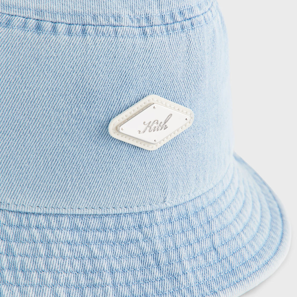 Kith Light Indigo Denim Dawson Bucket Hat - Light Indigo
