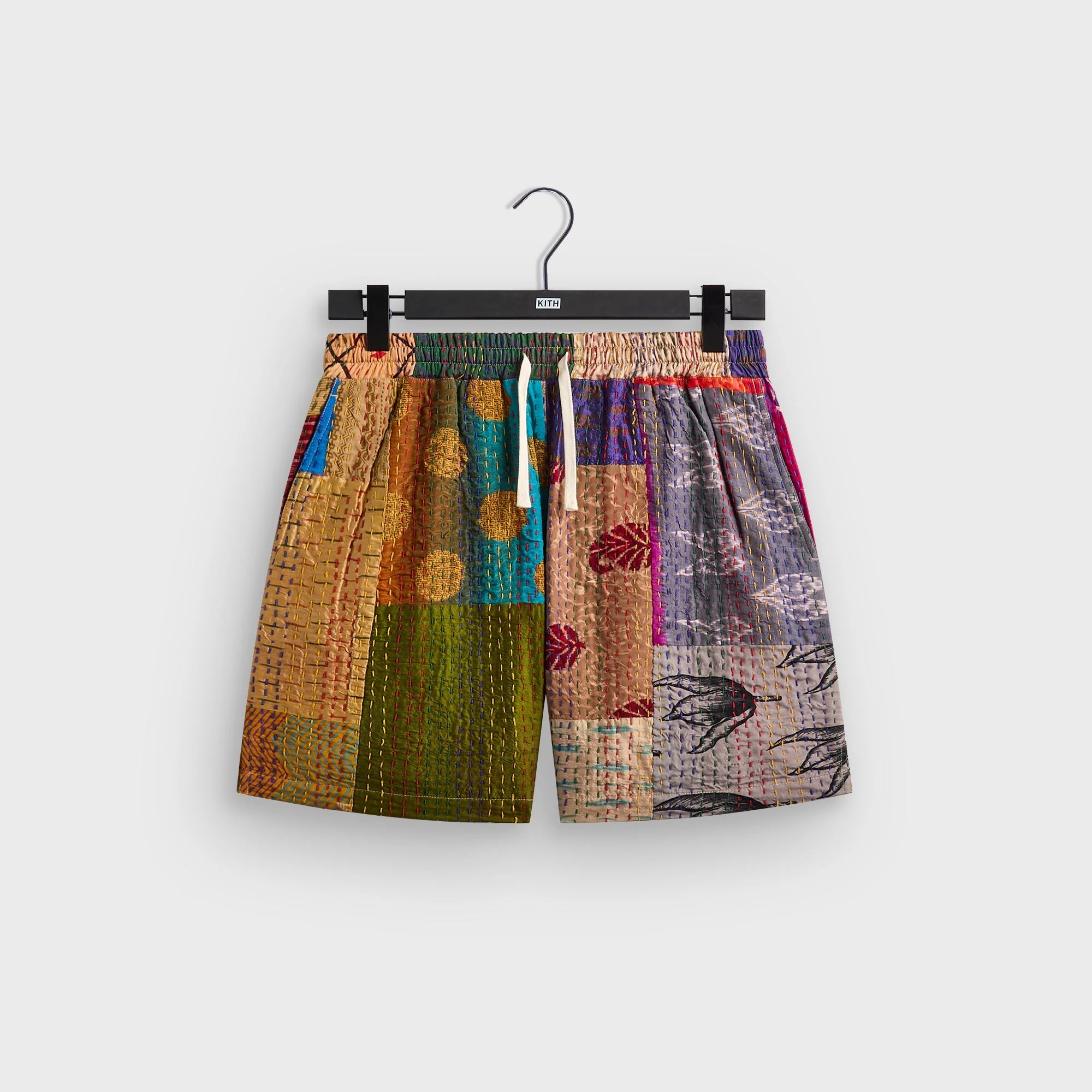 &Kin Tal Patchwork Short - Gold / Multi