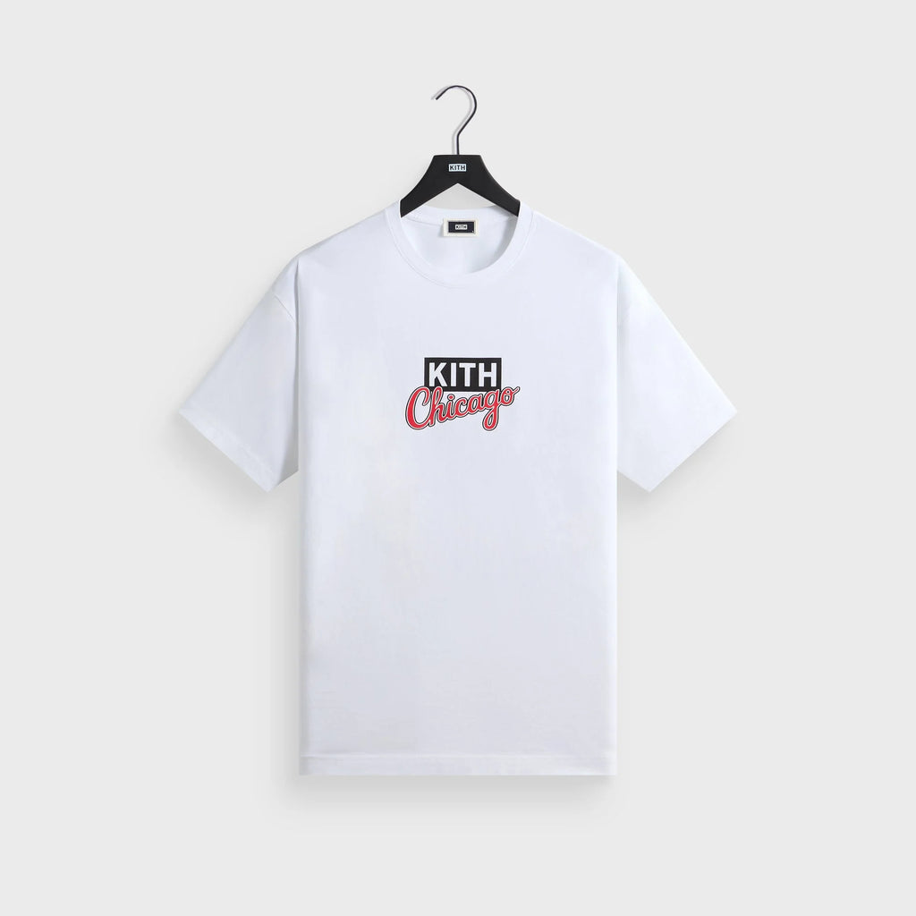 Kith Chicago Classic Logo Tee - White