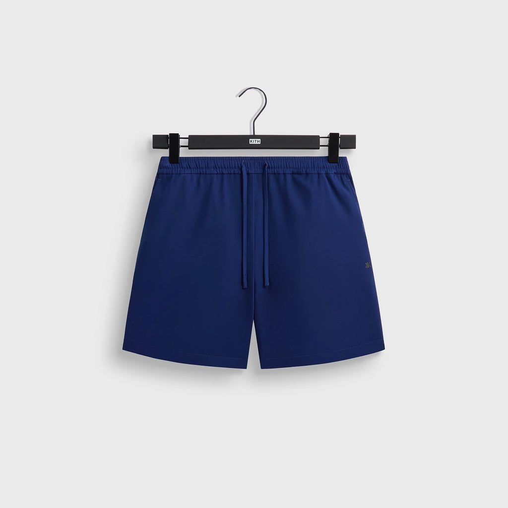 Kith Drape Twill Cayden Short - Deep Royal