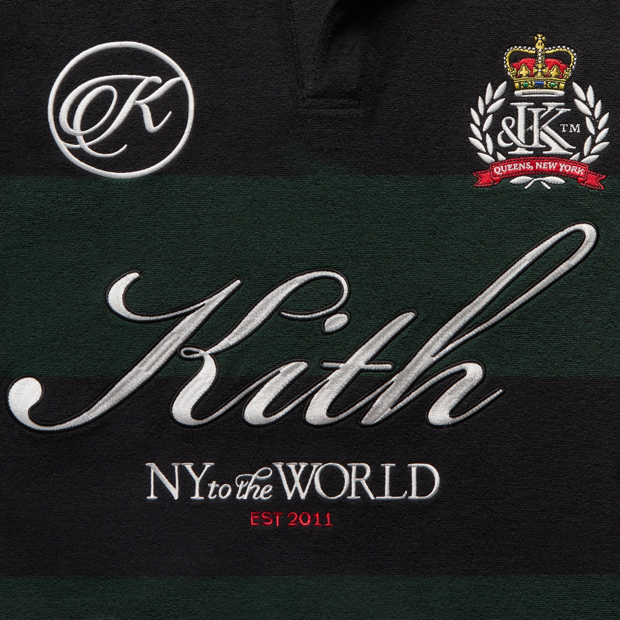 Kith Jacquard Towel Terry Ray Polo - Stadium