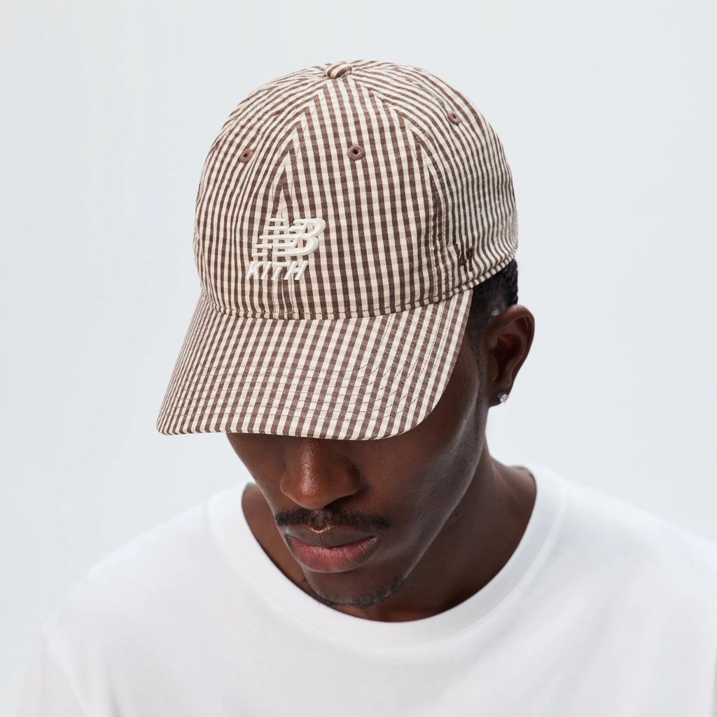 Kith & '47 for New Balance Classic Gingham Poplin Franchise LS Cap - Legacy