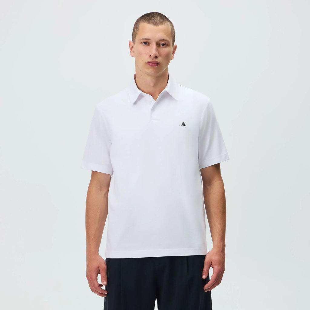Kith Soft Modal Blend Darin Polo - White