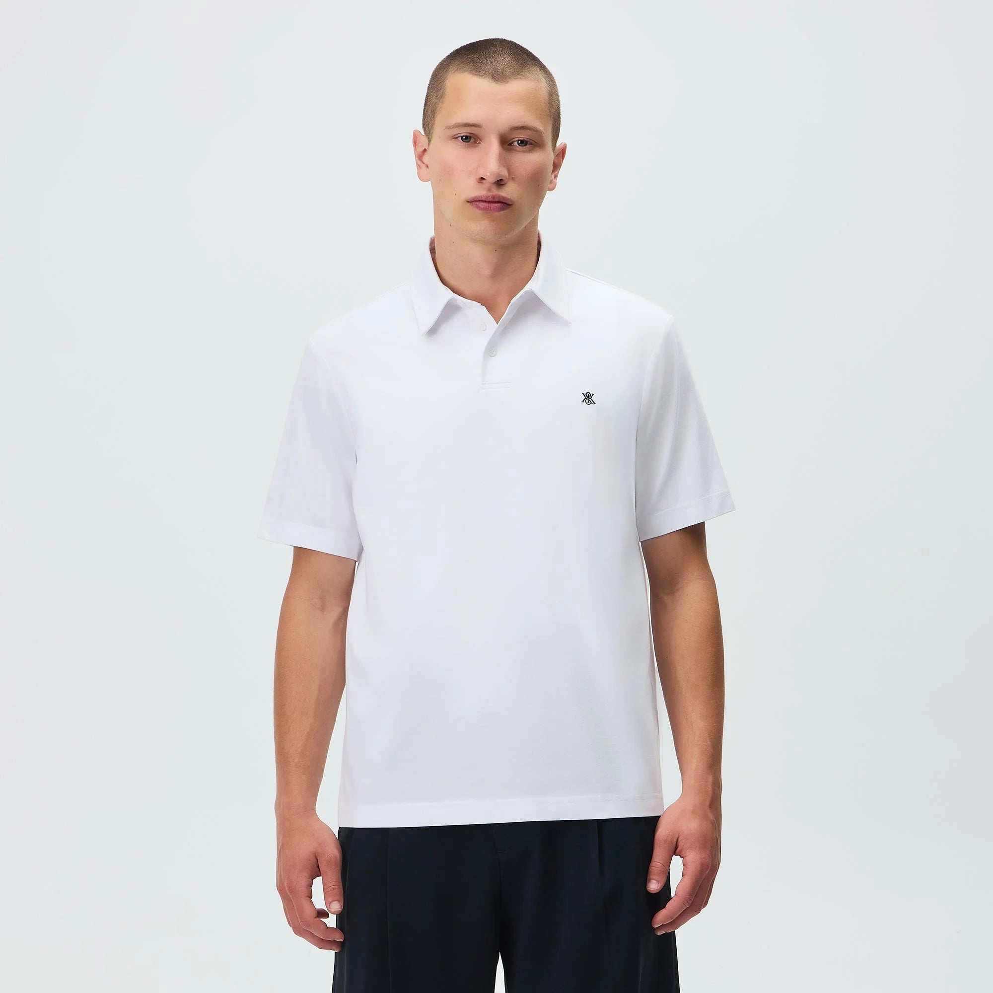 Kith Soft Modal Blend Darin Polo - White