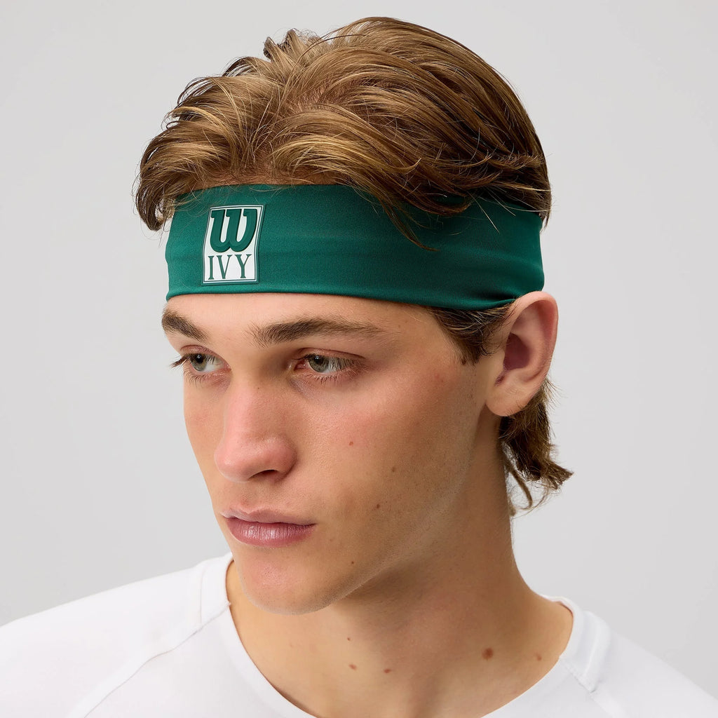 Kith Ivy for Wilson Logo Wide Headband - Ivy Green