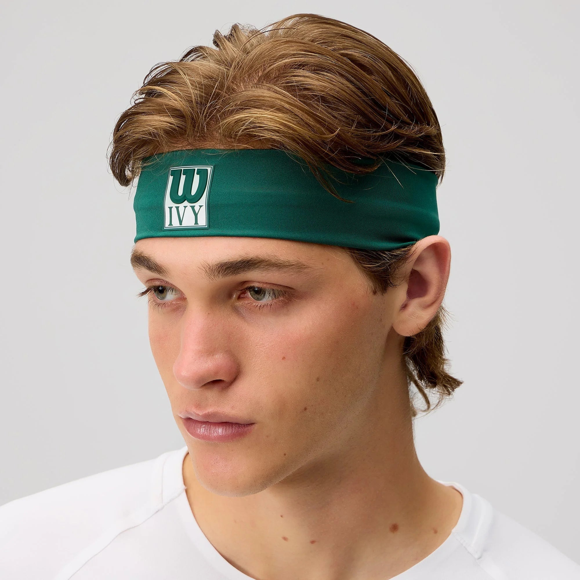 Kith Ivy for Wilson Logo Wide Headband - Ivy Green