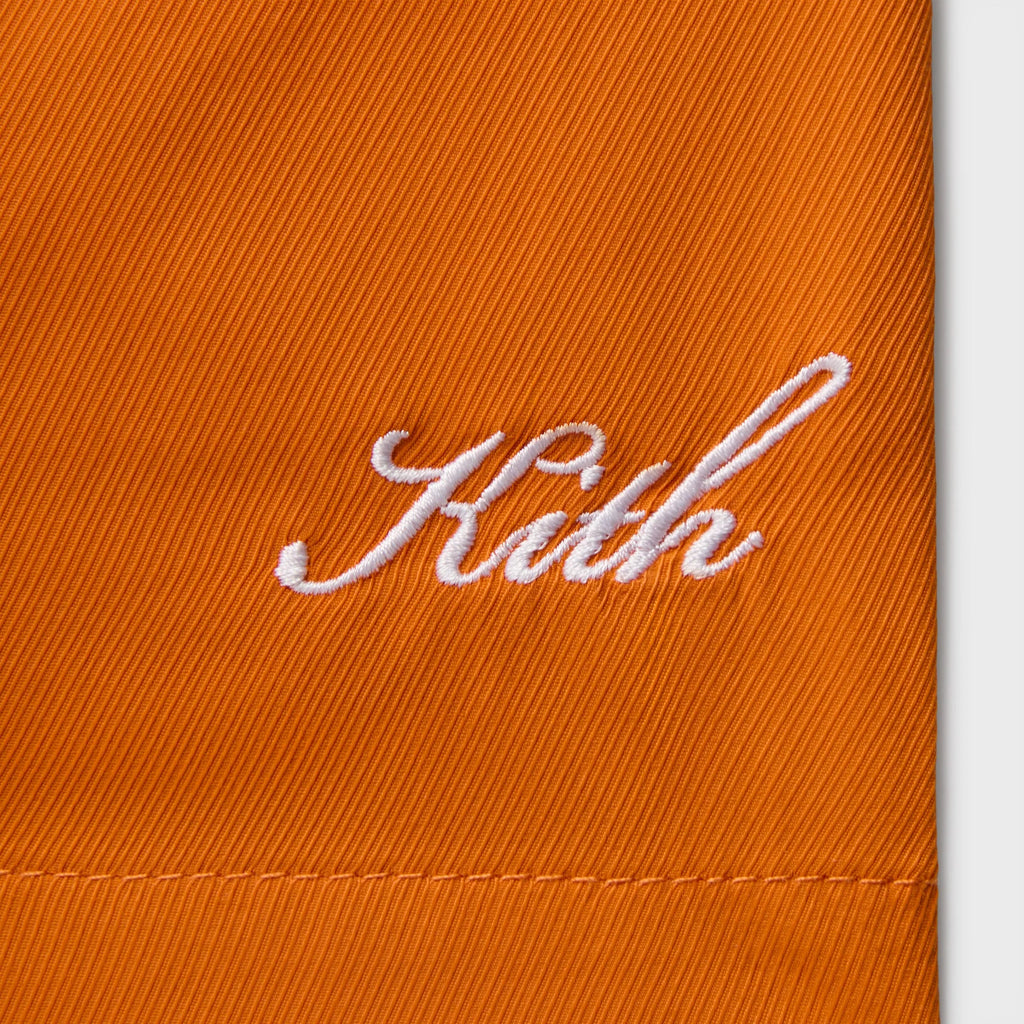Kith Garment Washed Nylon Active Swim Short - Clementine