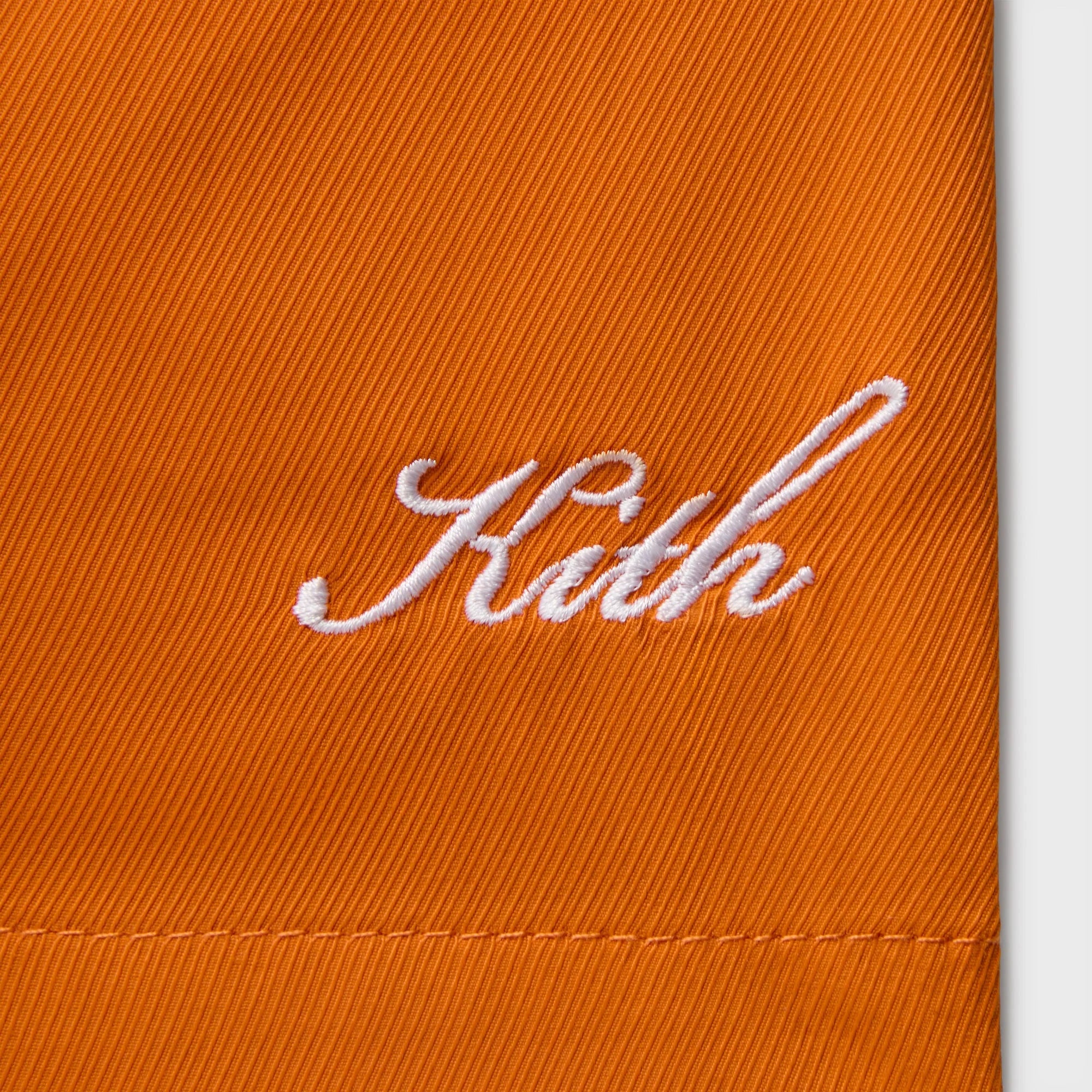 Kith Garment Washed Nylon Active Swim Short - Clementine