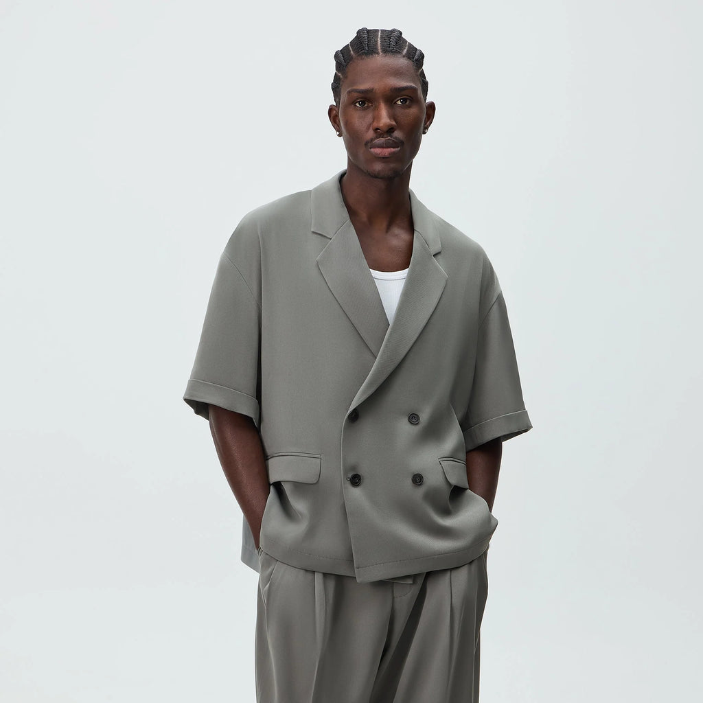 Kith Drape Twill Ito Blazer - Island