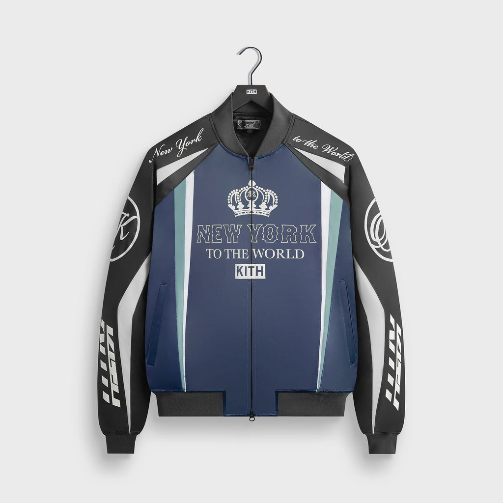 Kith Roy Racing Nylon Bomber Jacket - Nocturnal