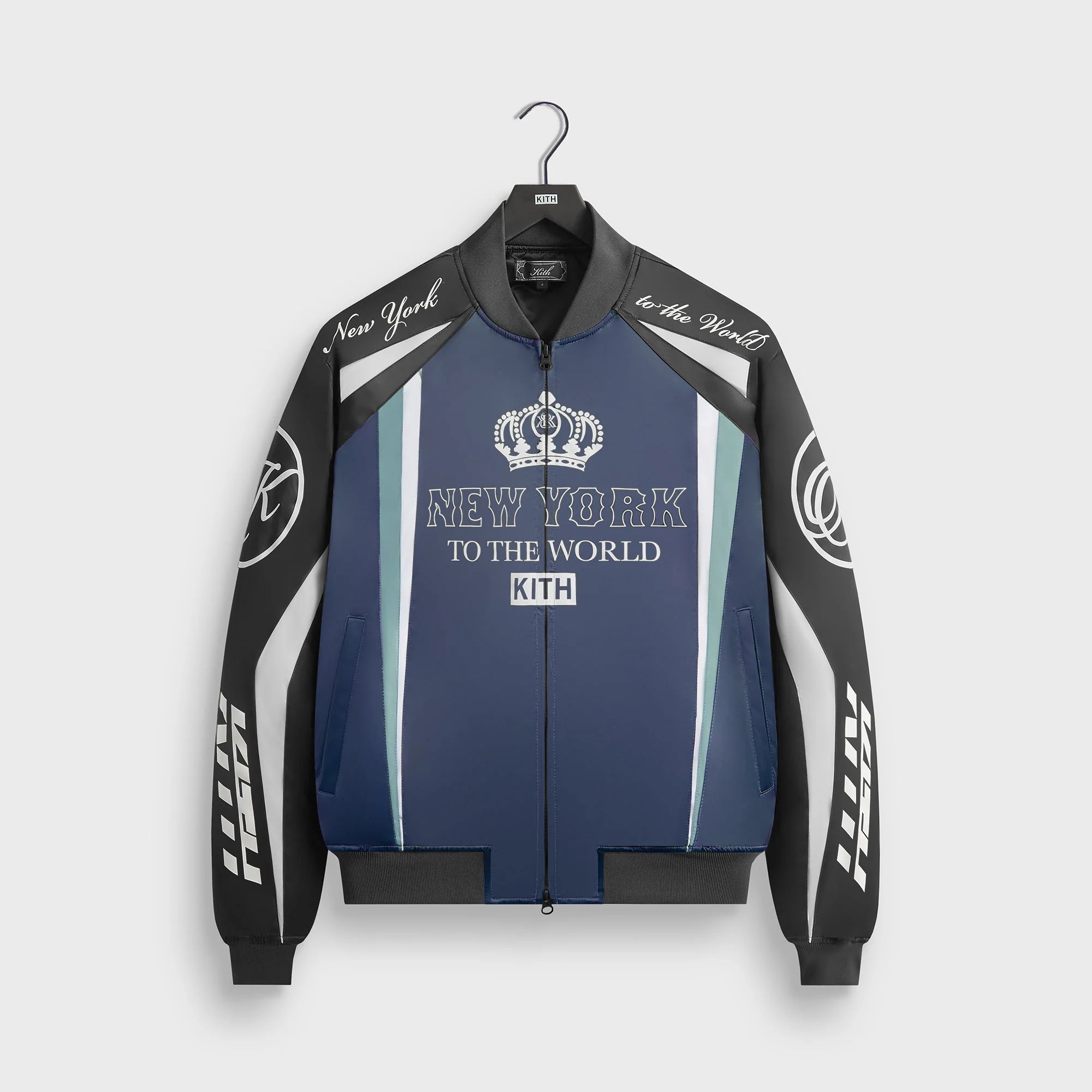 Kith Roy Racing Nylon Bomber Jacket - Nocturnal