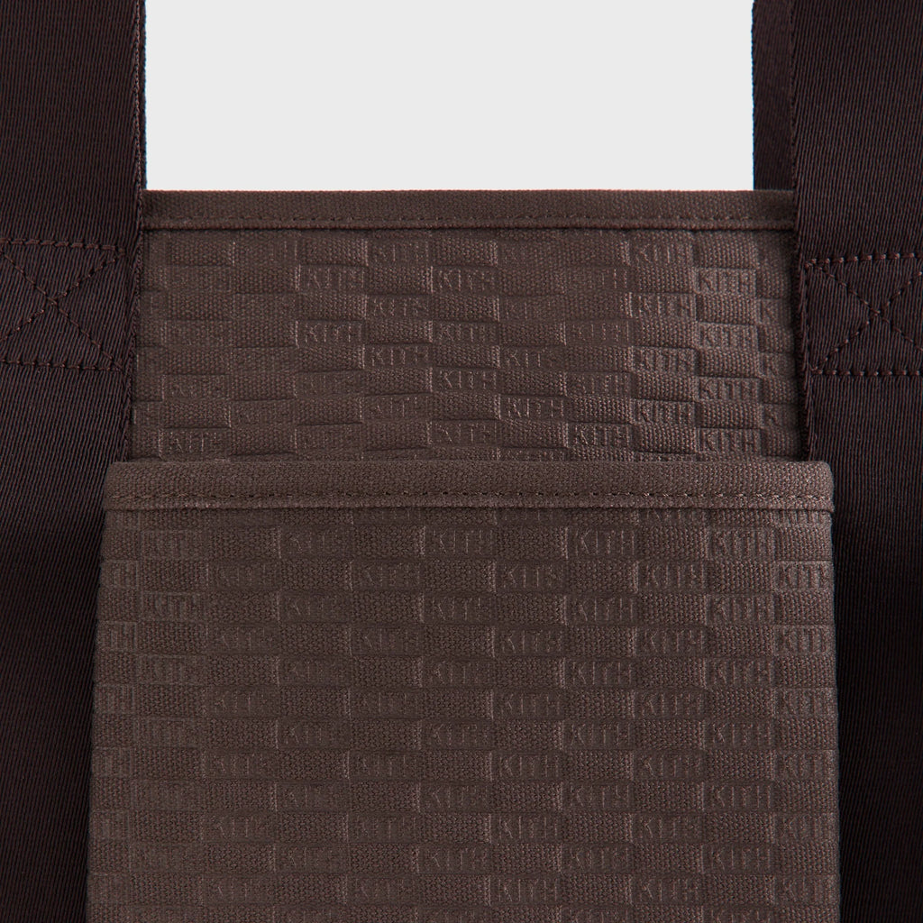 Kith Monogram Canvas Tote Bag - Kindling