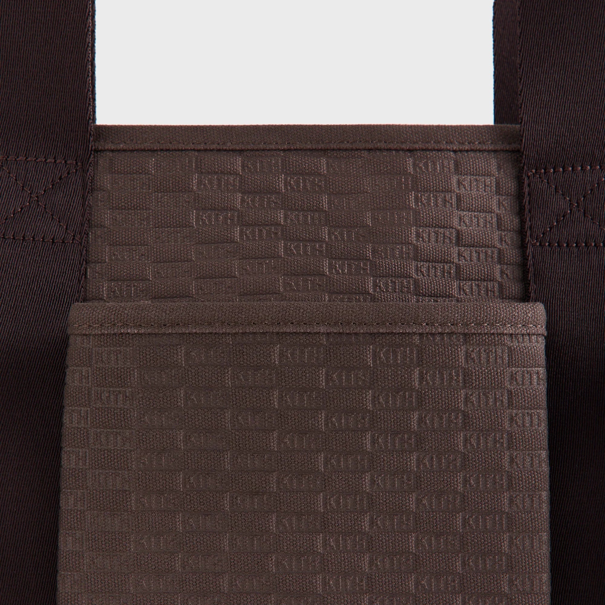Kith Monogram Canvas Tote Bag - Kindling