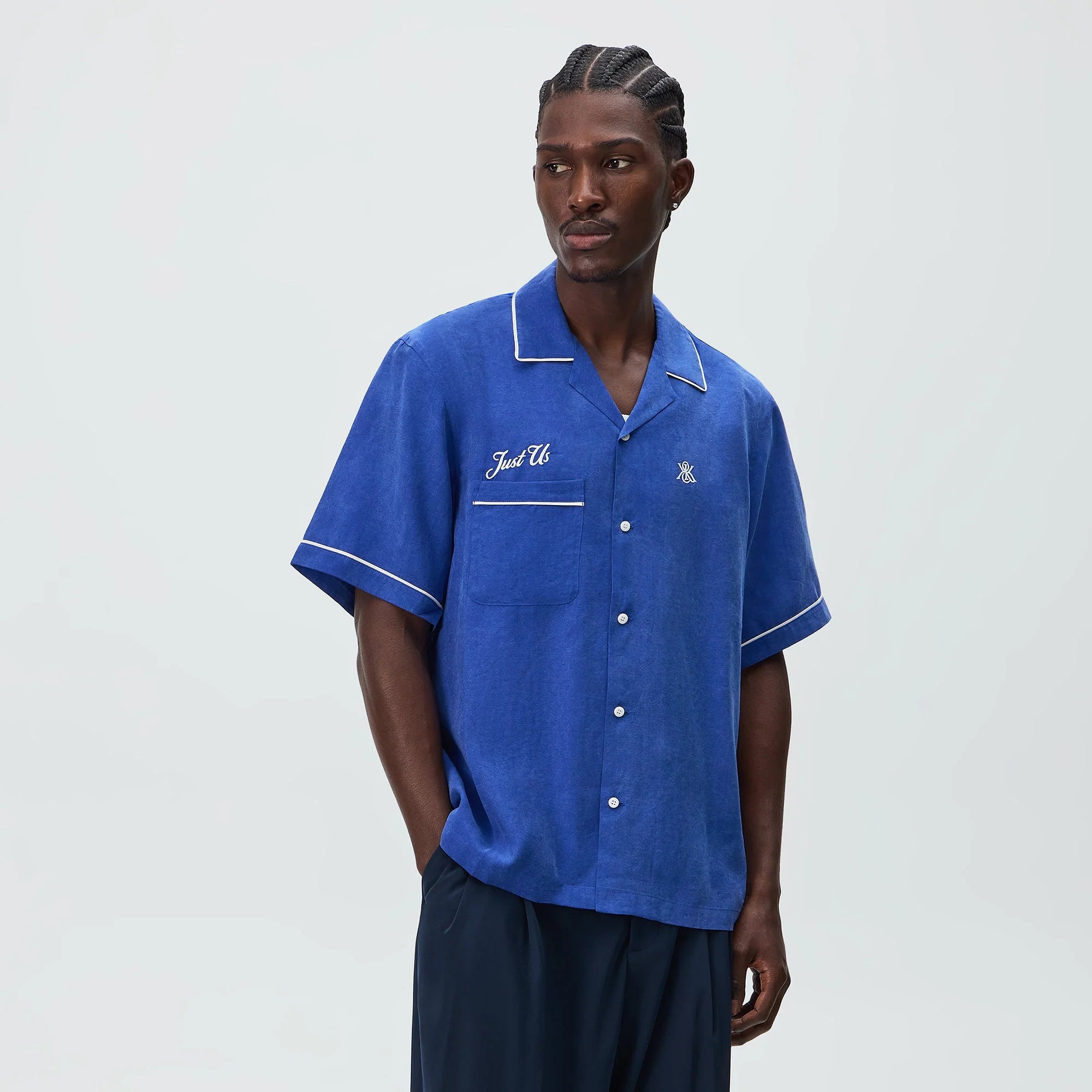 Kith Cupro Linen Vinnie Shirt - Current