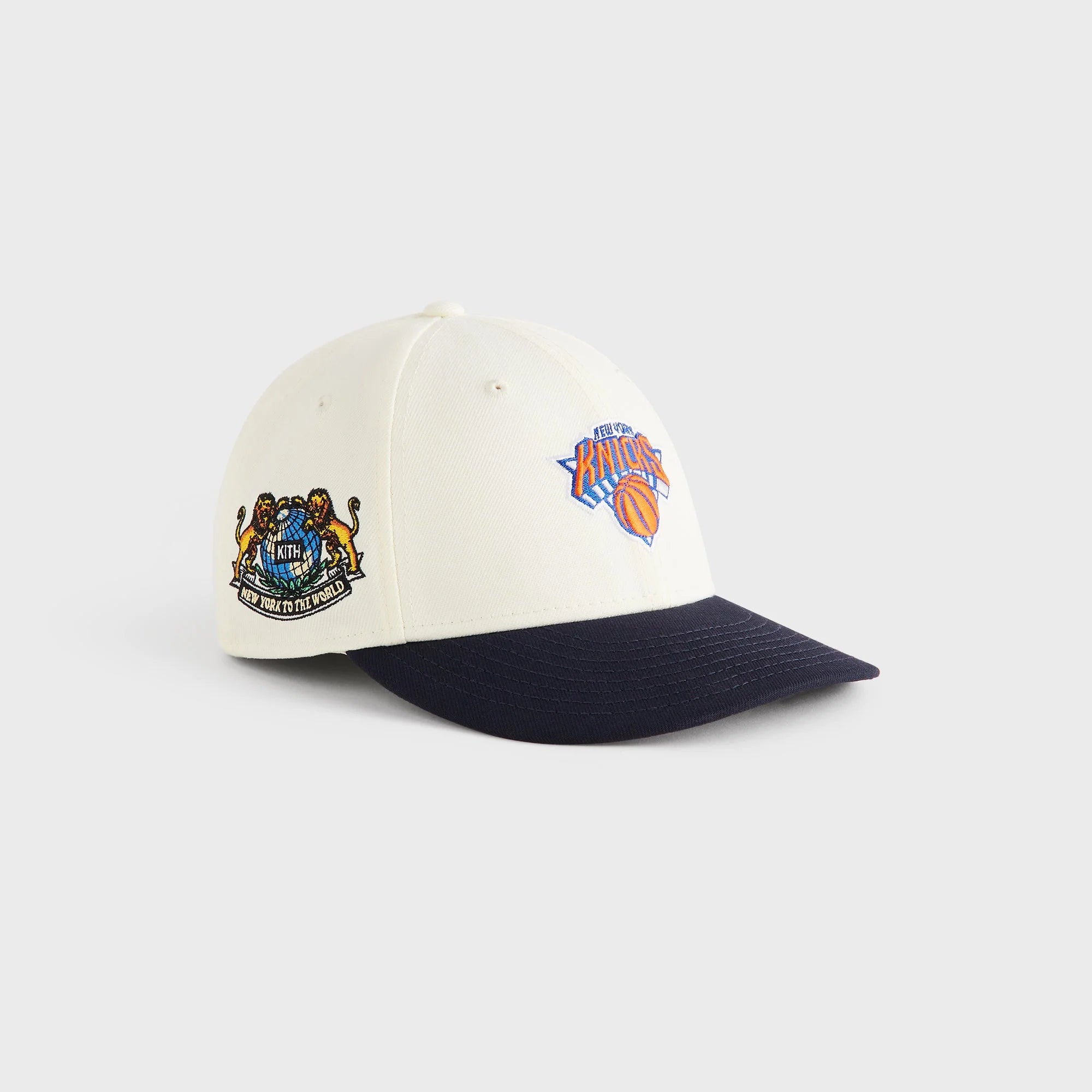 Kith & New Era for the New York Knicks Two Tone 59FIFTY Low Profile Fitted Cap - Sandrift