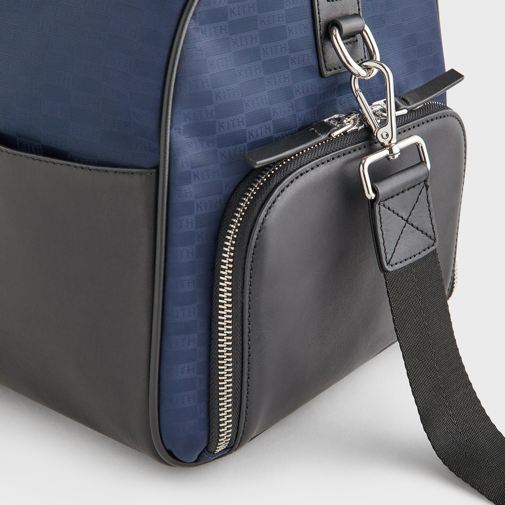 Kith Monogram Nylon Leather Traveler K40 Bag - Nocturnal