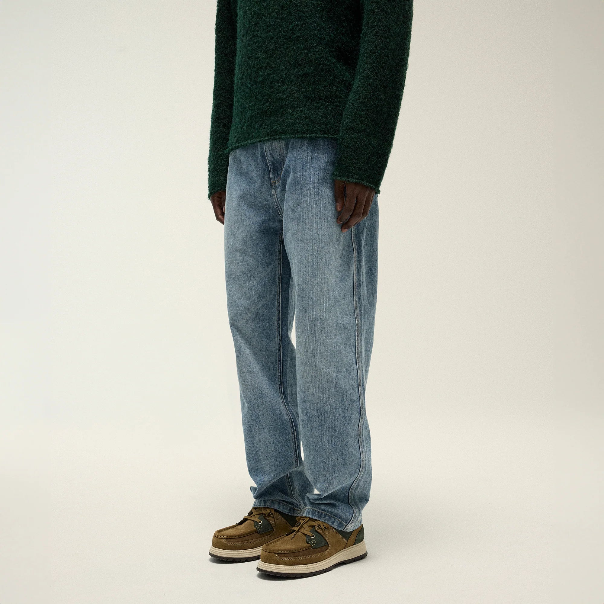 Kith Centre Straight Jeans - Dark Indigo